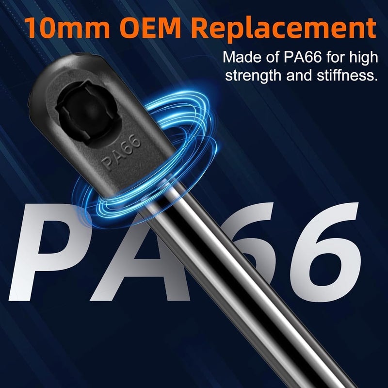 Euplokeer Qty (2) C16-28848 12in Gas Shock Strut Lift Support for Truck Pickup are Camper Shell Winodw Topper Door Cap Canopy, C16 28848 Shock Lift Support for Truck Tool Box Door Lid - Image 5